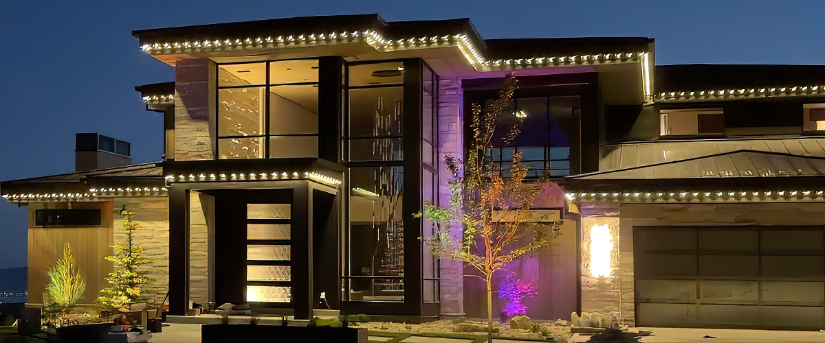 permanent lighting roofline